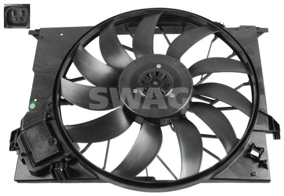 SWAG 10 10 7456 Hub, engine cooling fan wheel 10107456