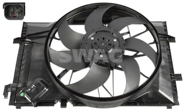 SWAG 10 10 7457 Hub, engine cooling fan wheel 10107457