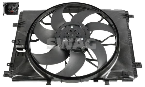 SWAG 10 10 7458 Hub, engine cooling fan wheel 10107458