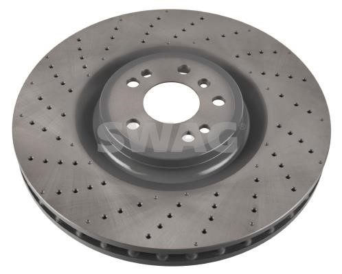 SWAG 10 10 7711 Front brake disc ventilated 10107711