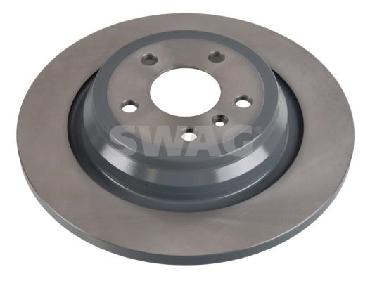 SWAG 10 10 7715 Rear brake disc, non-ventilated 10107715