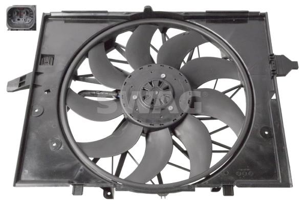 SWAG 20 10 7255 Hub, engine cooling fan wheel 20107255
