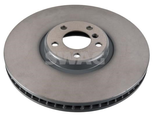 SWAG 20 10 7502 Ventilated front left brake disc 20107502
