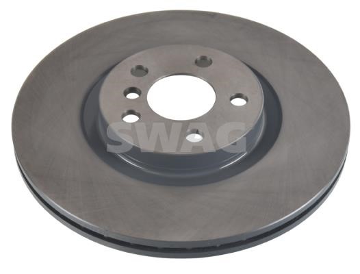 SWAG 20 10 7727 Front brake disc ventilated 20107727