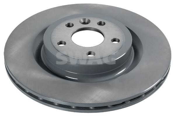 SWAG 22 10 6493 Rear ventilated brake disc 22106493