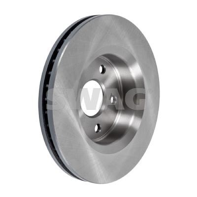 Front vented brake disc SWAG 33 10 0022