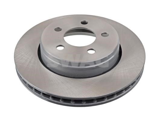 SWAG 33 10 0024 Front brake disc ventilated 33100024