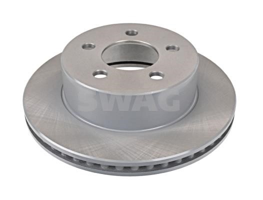 SWAG 33 10 0027 Front brake disc ventilated 33100027