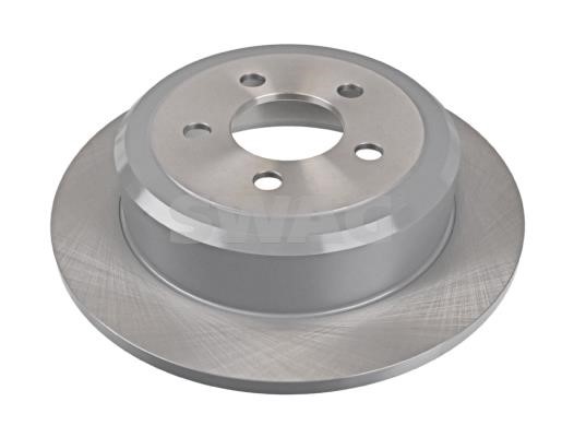 SWAG 33 10 0029 Rear brake disc, non-ventilated 33100029