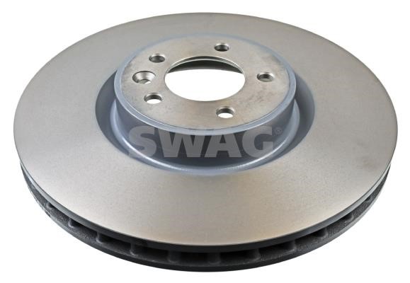 SWAG 33 10 0121 Front brake disc ventilated 33100121