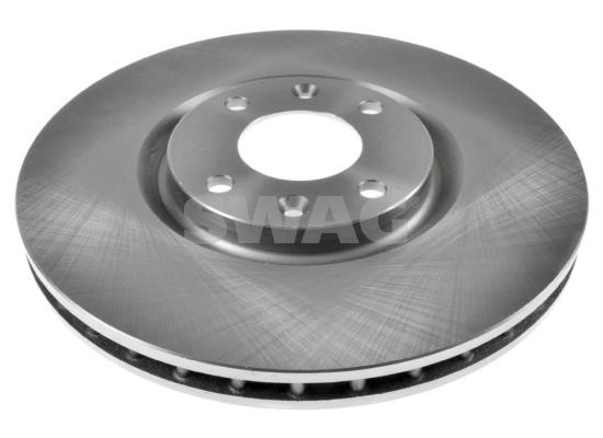 SWAG 33 10 0166 Front brake disc ventilated 33100166
