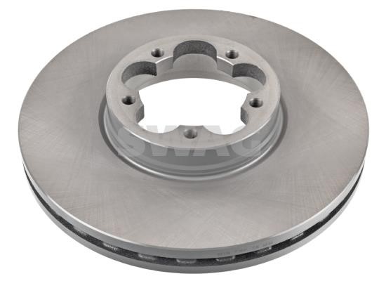 SWAG 33 10 0168 Front brake disc ventilated 33100168