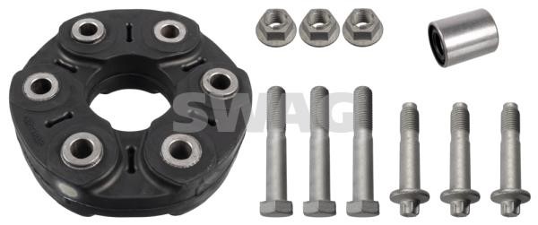 Drive shaft flex joint BMW X3: 33100747 SWAG Elastic coupling of propeller shaft