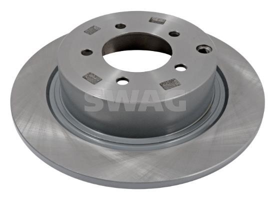 SWAG 33 10 1070 Unventilated brake disc 33101070 33101070 SWAG Unventilated brake disc