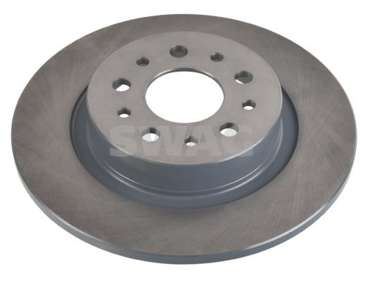 SWAG 70 10 7714 Rear brake disc, non-ventilated 70107714
