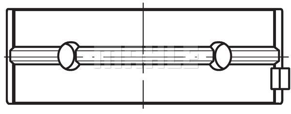 Mahle Original 007 HL 20217 200 Main bearing, couple 007HL20217200