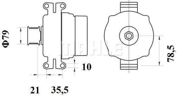 Mahle Original MG 796 Alternator MG796