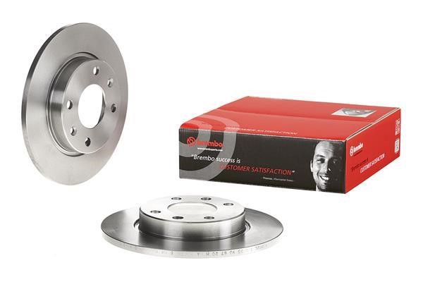 Unventilated front brake disc Brembo 08.2985.10
