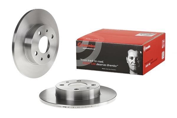 Brembo Unventilated brake disc – price 63 PLN
