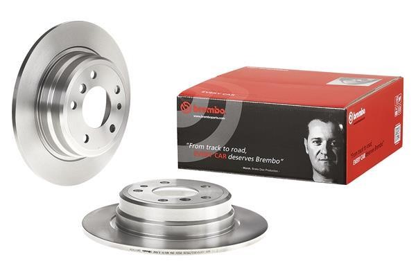 Rear brake disc, non-ventilated Brembo 08.5174.34