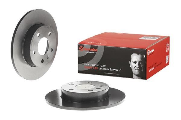 Rear solid brake disc Brembo 08.7627.11