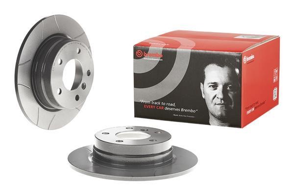 Unventilated brake disc Brembo 08.5366.76