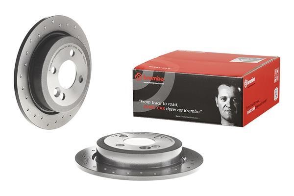 Unventilated brake disc Brembo 08.9163.2X