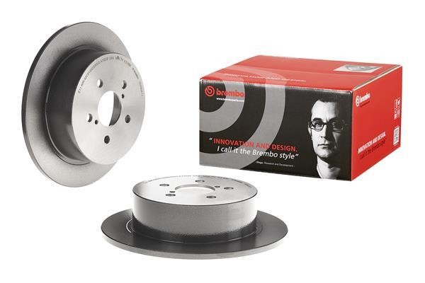 Rear solid brake disc Brembo 08.A605.11