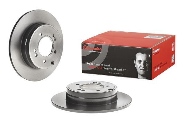 Rear solid brake disc Brembo 08.A708.11