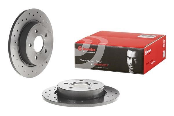 Unventilated brake disc Brembo 08.A725.1X