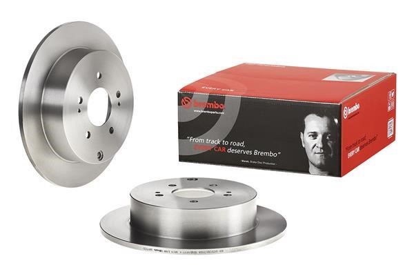Rear solid brake disc Brembo 08.A755.20