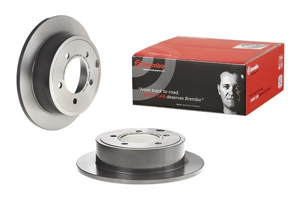 Rear solid brake disc Brembo 08.A114.31