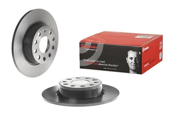 Rear solid brake disc Brembo 08.B413.11