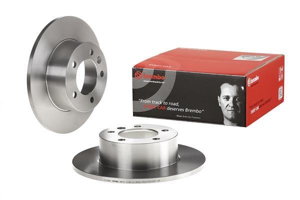 Rear solid brake disc Brembo 08.B829.10