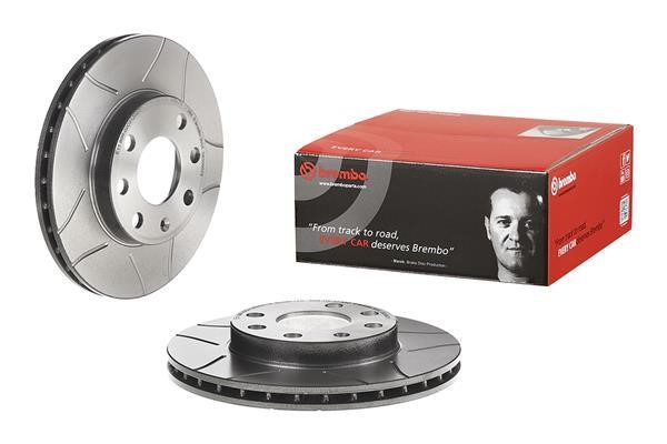 Front vented brake disc Brembo 09.3090.75