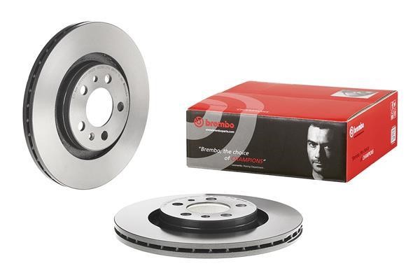 Vented brake disc, 1 pc Brembo 09.7012.11