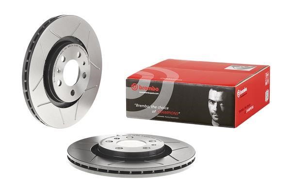 Vented brake disc, 1 pc Brembo 09.7012.75