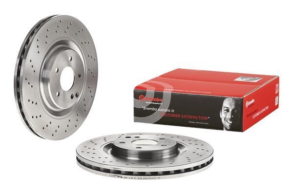 Brembo 09.A731.10 Ventilated brake disc with perforation 09A73110