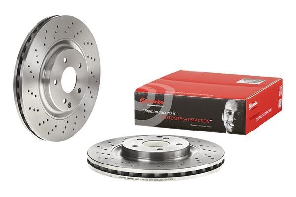 Brembo 09.A448.20 Ventilated brake disc with perforation 09A44820