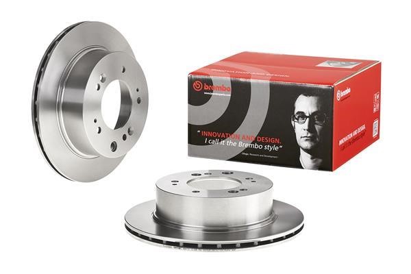 Rear vented brake disc Brembo 09.B409.10