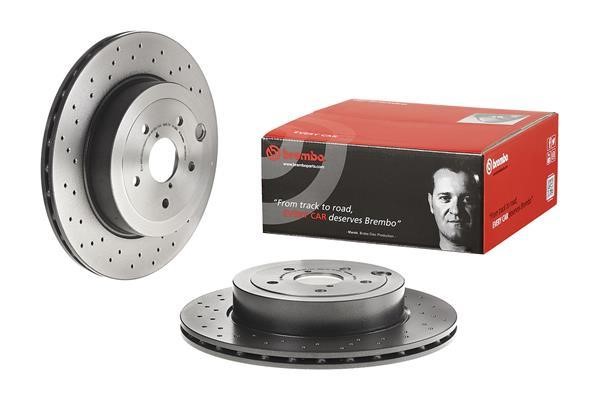 Brembo 09.C829.11 Ventilated brake disc with perforation 09C82911