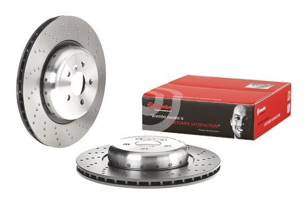 Brembo 09.D901.33 Ventilated brake disc with perforation 09D90133