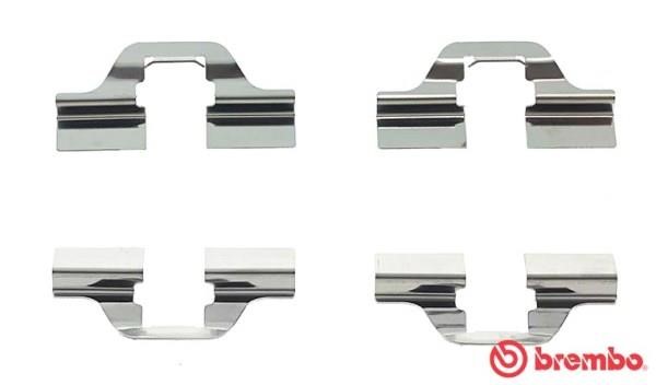 Brake pad fitting kit Brembo A 02 205