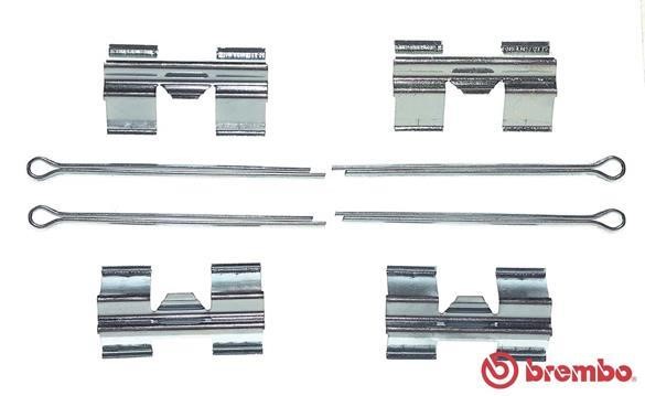 Brake pad fitting kit Brembo A 02 257