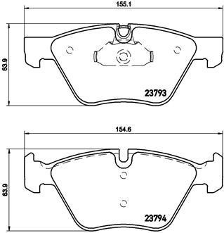 BREMBO XTRA disc brake pads, set Brembo P 06 057X