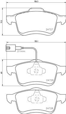 Buy Brembo P23130 – good price at EXIST.AE!