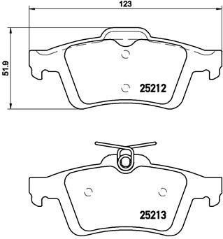 BREMBO XTRA disc brake pads, set Brembo P 24 148X