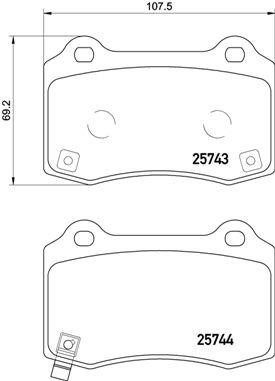 Buy Brembo P30074 – good price at EXIST.AE!