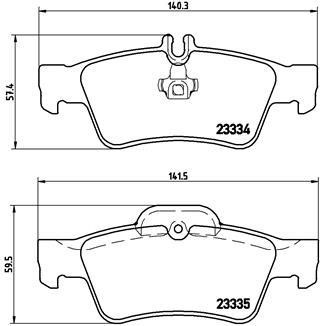 Brembo Brake pad set – price [object Object] PLN