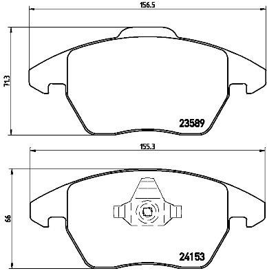 BREMBO XTRA disc brake pads, set Brembo P 61 076X